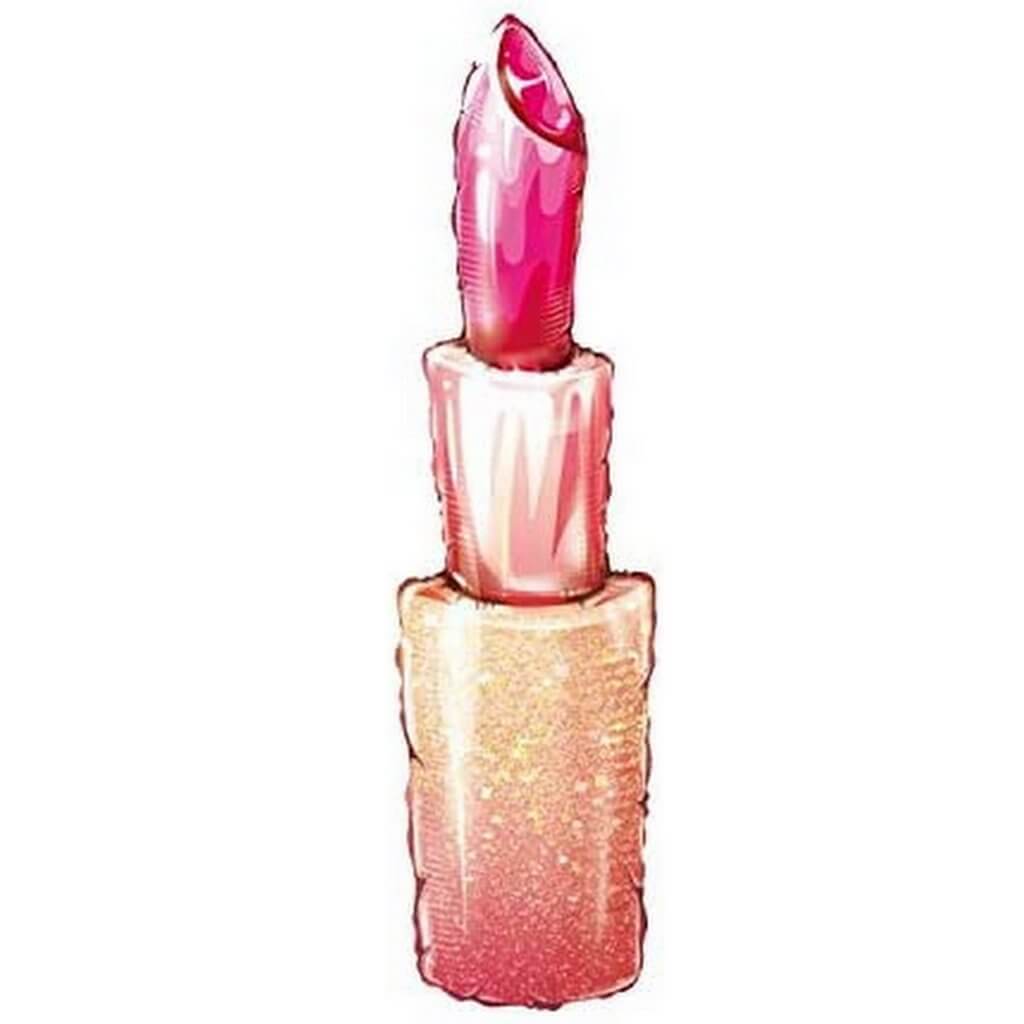 Giant Pink Lipstick Foil Balloon