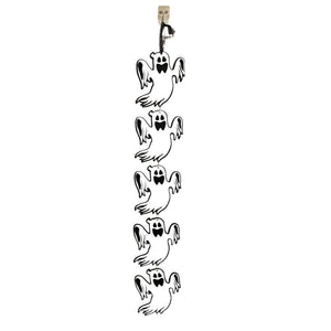 Glitter Halloween Spooky Ghost Door Hanging Ornament