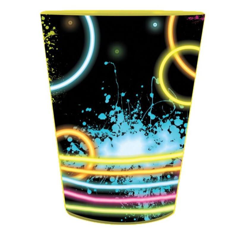 Amscan Glow Party Keepsake Souvenir Plastic Favour Cup 473ml