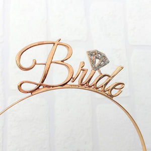 Gold Bachelorette Bride Headband - Online Party Supplies