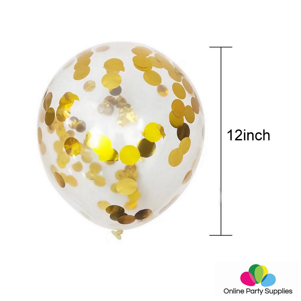 Gold Birthday Number 16 Foil Balloon Bouquet (Pack of 24pcs) - Online Party Supplies