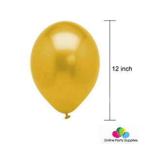 Gold Birthday Number 50 Foil Balloon Bouquet (Pack of 24pcs) - Online Party Supplies