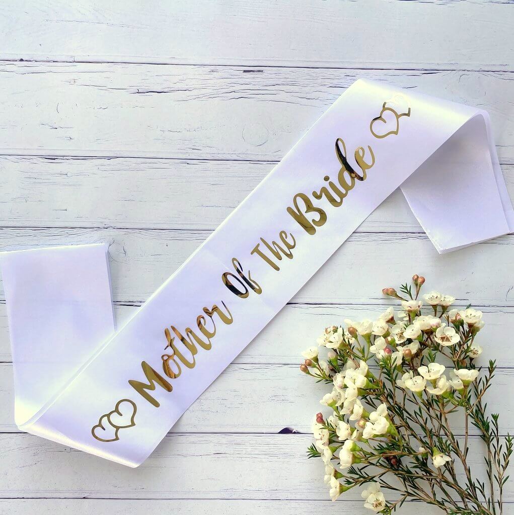 Mother of the bride sashes 2025