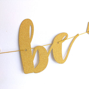 Online Party Supplies 'Bride To Be' with Diamond Gold Glitter Bachelorette Party Banner