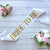 Deluxe Bridal Shower Bachelorette Party Sash 7 Pack - Gold Glitter Print