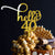 Gold Mirror Acrylic Hello 40 Birthday Cake Topper