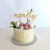 Gold Mirror Acrylic 'ninety' Cake Topper