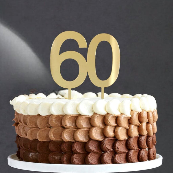 60th birthday cake clipart