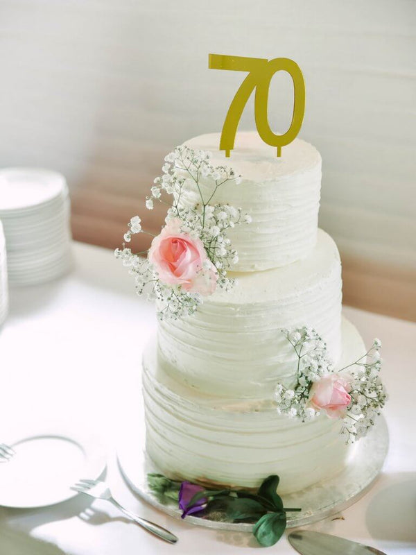 A 70th wedding anniversary! 70... - Custom Cakes by Ann Marie | Facebook