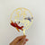 Gold Mirror Acrylic Oh Baby Airplane Loop Cake Topper
