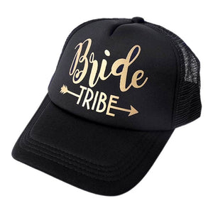Glitter Bride TRIBE with Arrow Snapback Mesh Baseball Cap