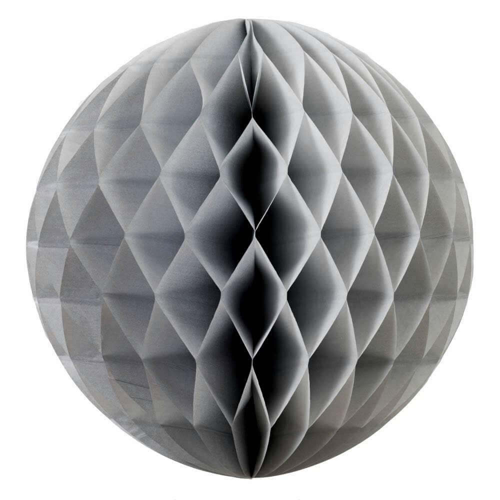 Grey Paper Honeycomb Ball