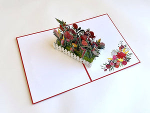 Australian Native Flower & Animal Origami Pop Up Greeting Card