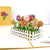 Handmade Colourful English Daisy Garden 3D Pop Up Greeting Card - Mother's Day, Valentine's Day Pop Up Cards - Wedding Invitations