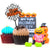 Acrylic Black & Orange Happy Halloween Cake Topper - Laser Cut Happy Halloween Cake Decorations
