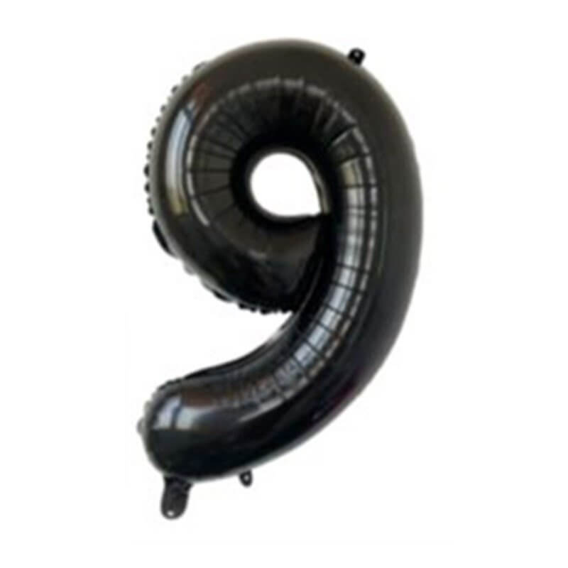jumbo 40inch Black Number 9 Foil Balloons Party Balloons Decorations