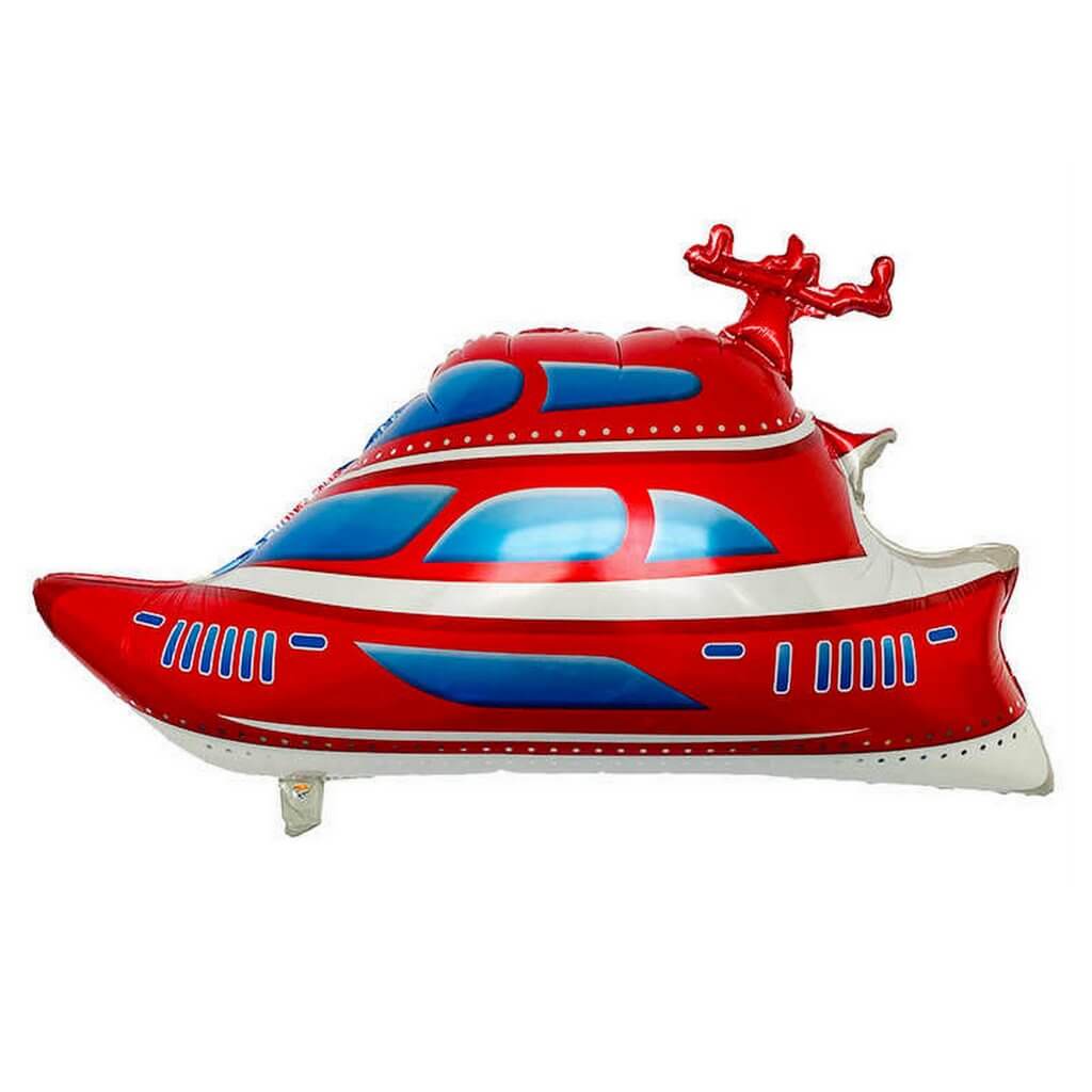 Jumbo High Speed Boat Shaped Helium Foil Balloon