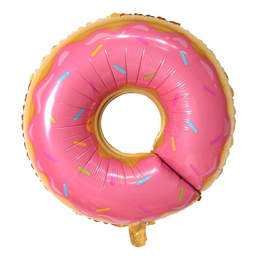 Jumbo Pink Donut Shaped Foil Balloon