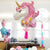Jumbo Pink Floral Unicorn Foil Balloon - Online Party Supplies