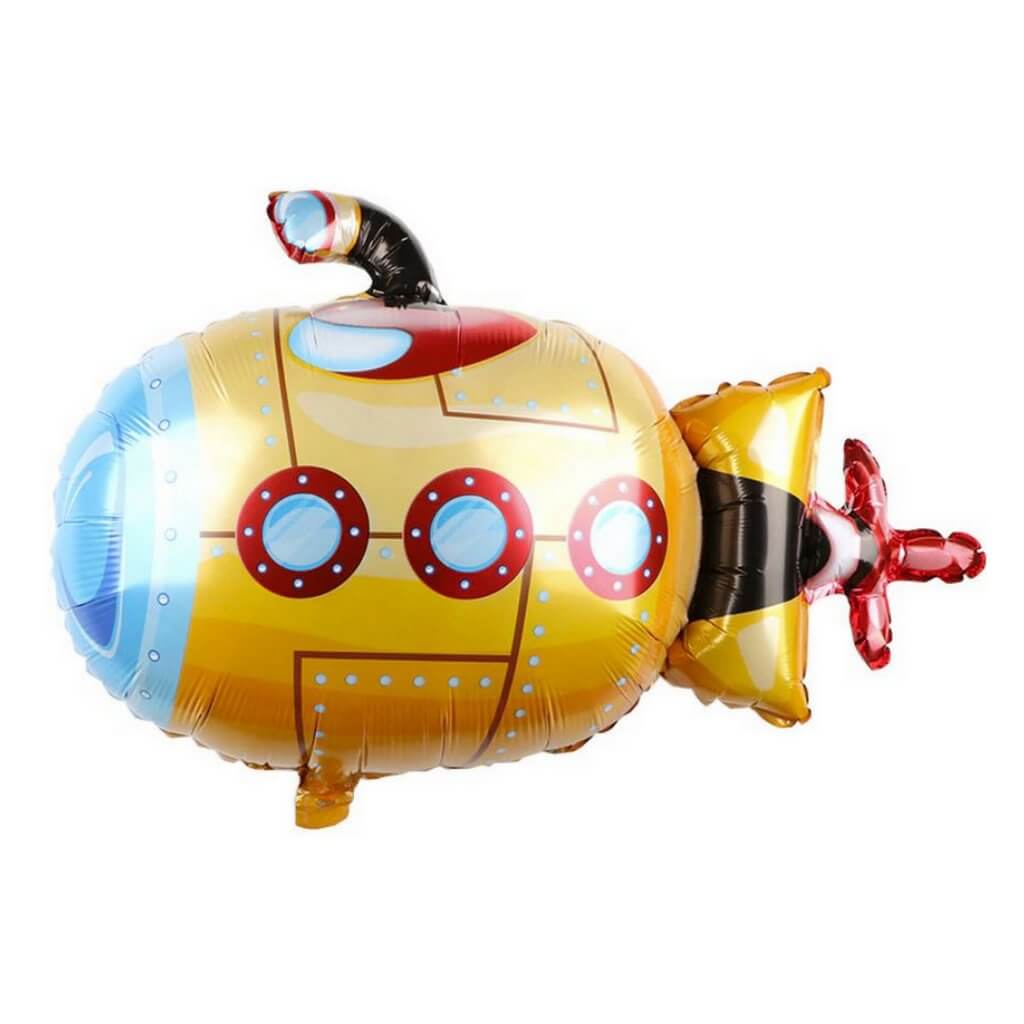 Jumbo Submarine Shaped Helium Foil Balloon
