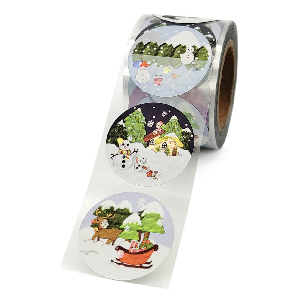 Christmas Snowman Stickers - 6 Designs - Style K125-25