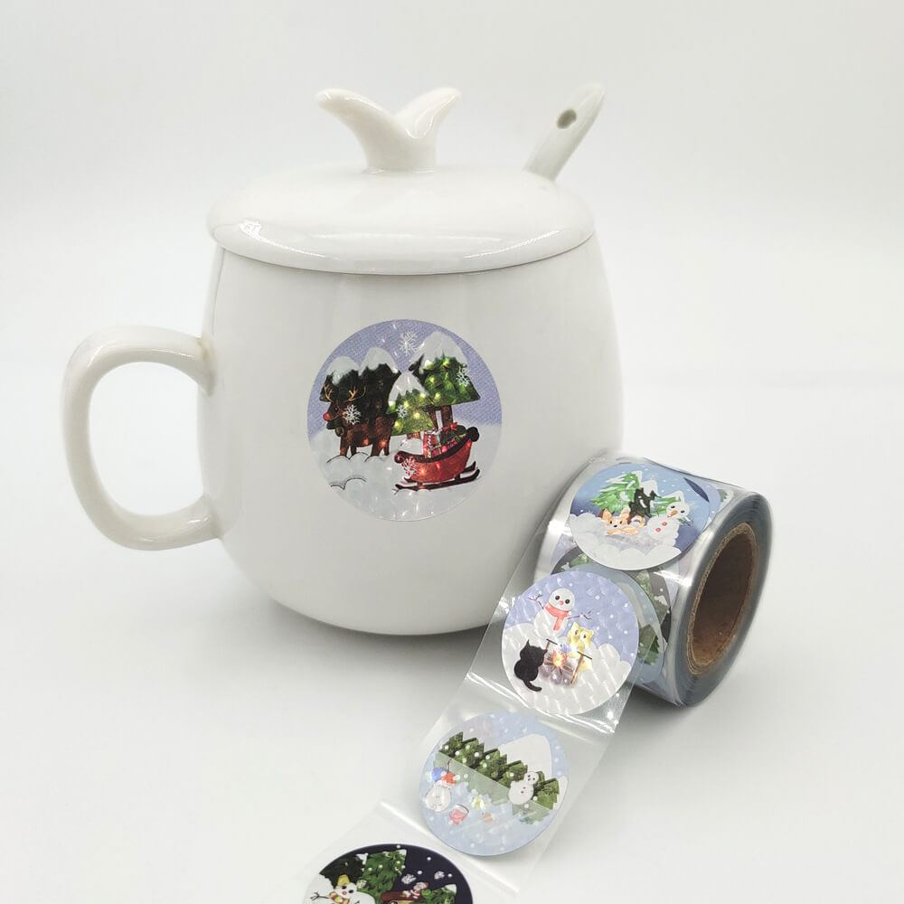 Christmas Snowman Stickers - 6 Designs - Style K125-25