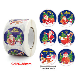 Christmas Santa Claus Stickers - 6 Designs - K126-38