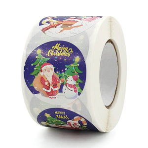 Christmas Santa Claus Stickers - 6 Designs - K126-38