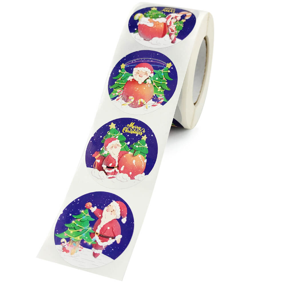 Christmas Santa Claus Stickers - 6 Designs - K126-38