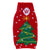 Knitted Christmas Bottle Stubby Holder - Xmas Tree