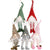 LED Light Faceless Christmas Gnome Tree Hanging Pendant - Grey Santa Doll Shelf Sitter