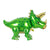 Large 4D Standing Green Triceratops Dinosaur Foil Balloon
