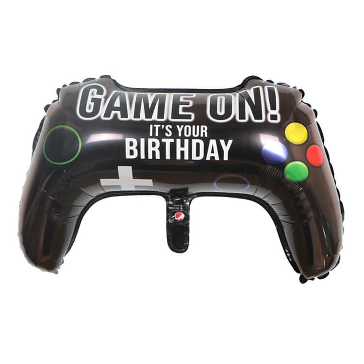 Large Game On It's Your Birthday Video Game Controller Shaped Foil Balloon