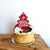 Acrylic Red Christmas Tree Merry Christmas Cake Topper