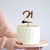 Acrylic Rose Gold Mirror Number 21 Birthday Cake Topper