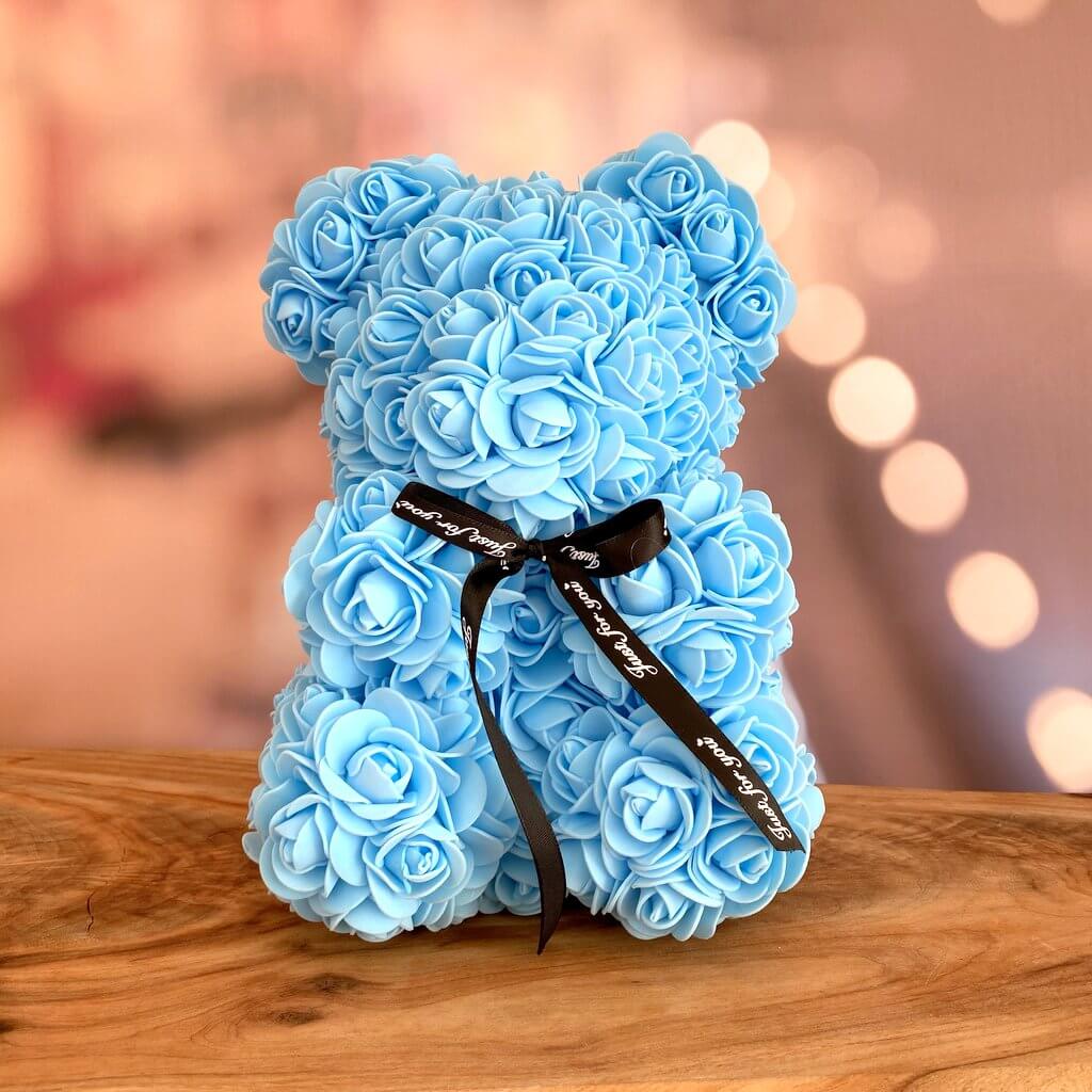 Rose teddy best sale bear with box