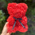 Luxury Everlasting Rose Teddy Bear with Gift Box - Red