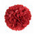 maroon red Tissue Paper Pom Poms Pompoms Balls Flowers Party Hanging Decorations
