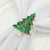 Metal Rhinestone Christmas Napkin Ring - Xmas Tree