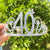 Metal Silver Rhinestone 40 with Little Crown Tiara