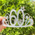 Silver Metal Rhinestone 60 with a Little Crown Birthday Tiara