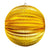 Metallic Gold Accordion Paper Lantern Ball - 20cm