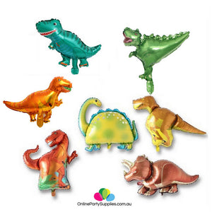 Online Party Supplies Mini Jurassic World Dinosaur Shaped Foil Balloon