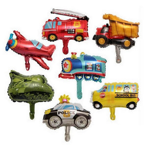 Online Party Supplies Mini Transportation Vehicle Shaped Foil Balloon