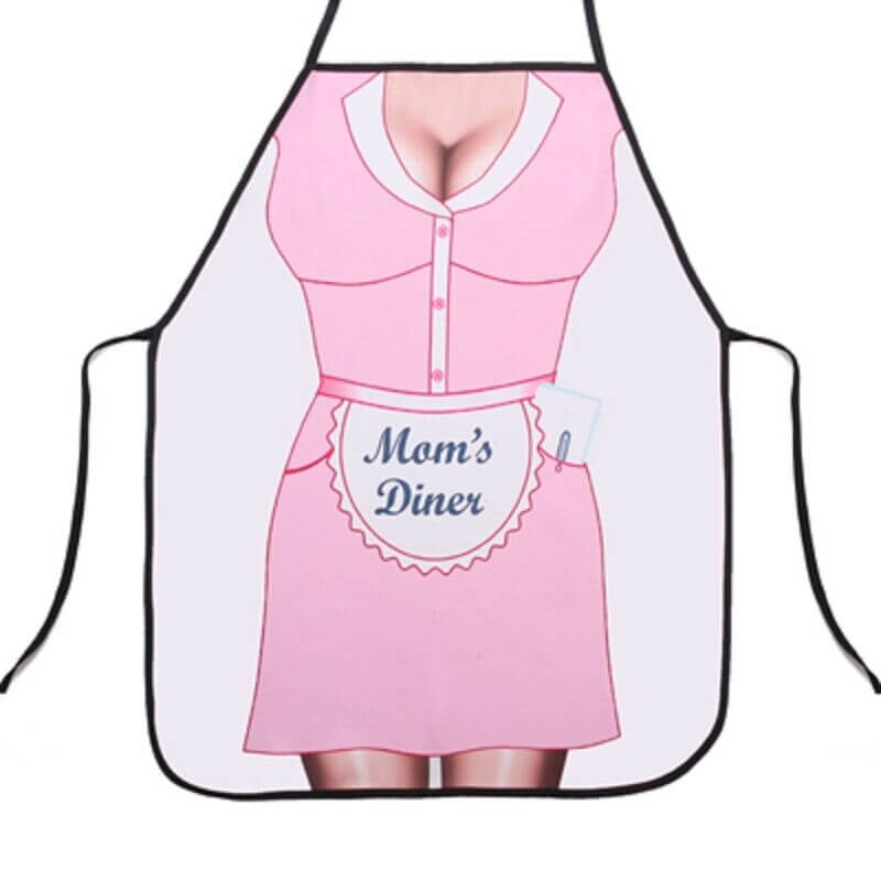 Mom's Diner Funny Novelty Kitchen Apron - Funny Gag Gifts