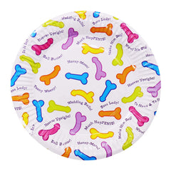 6 x Disposable Adult Hen Party Penis Paper Plates