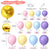 122pcs Balloon Garland DIY Kit - Pastel Rainbow with Gold ORBZ - #27