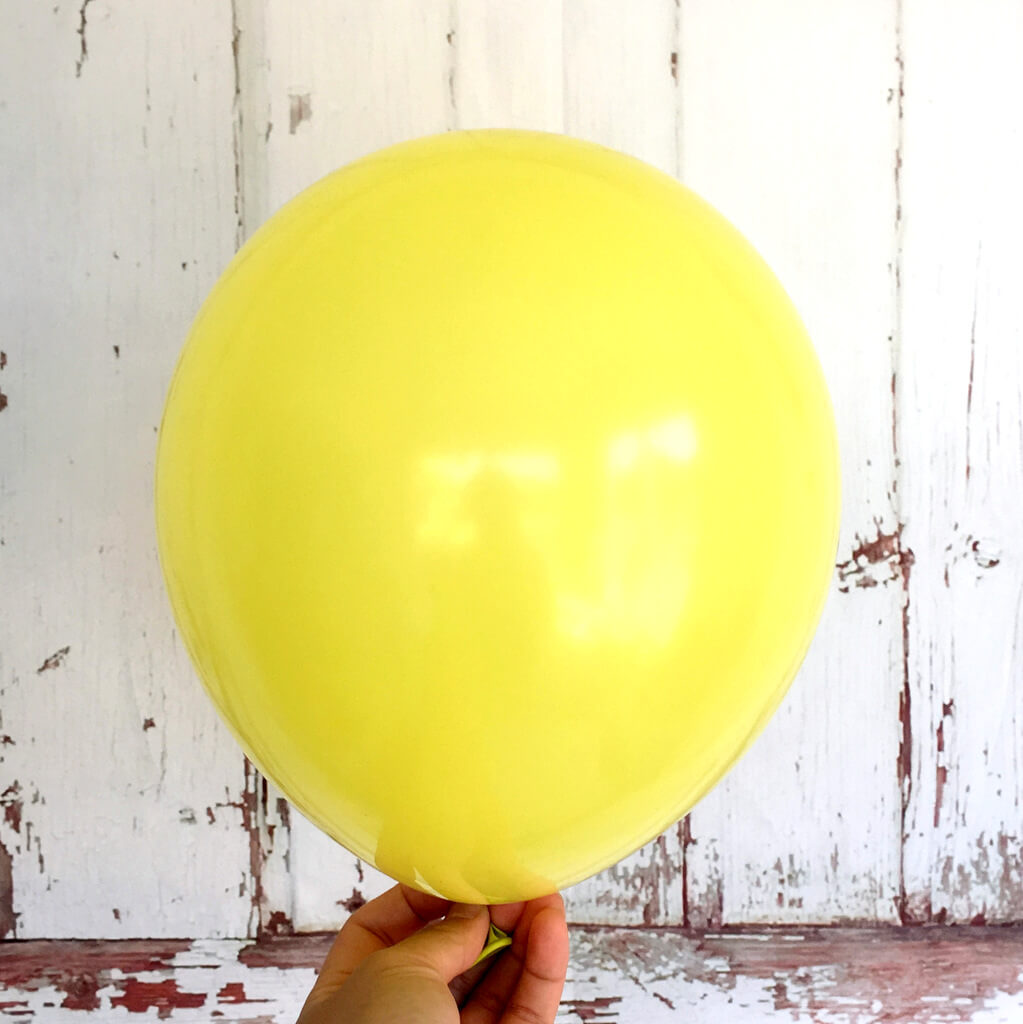 Pastel Mustard Yellow Macaron Latex Balloons (Pack of 10)