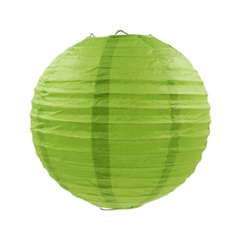 Pear Green Round Paper Lantern 4 Sizes Australia