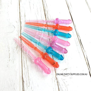 Online Party Supplies Naughty Bachelorette Party Penis Shaped Cocktail Forks